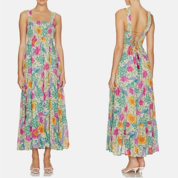 SPELL Boheme Strappy Maxi Dress- MED - Picture 3 of 12